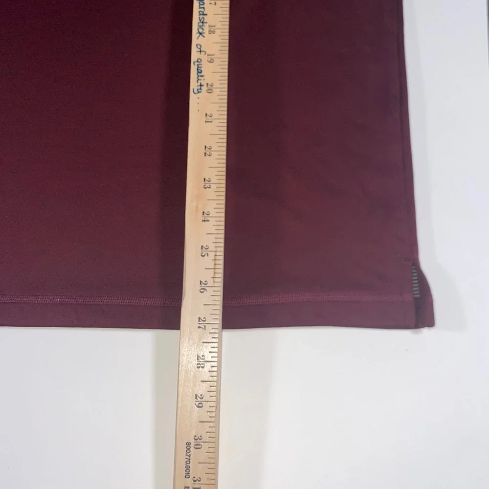 The North Face Mens‎ FlashDry Polo Shirt Burgundy Maroon Large Short Sleeve L